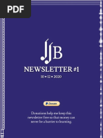 JJB Newsletter #1