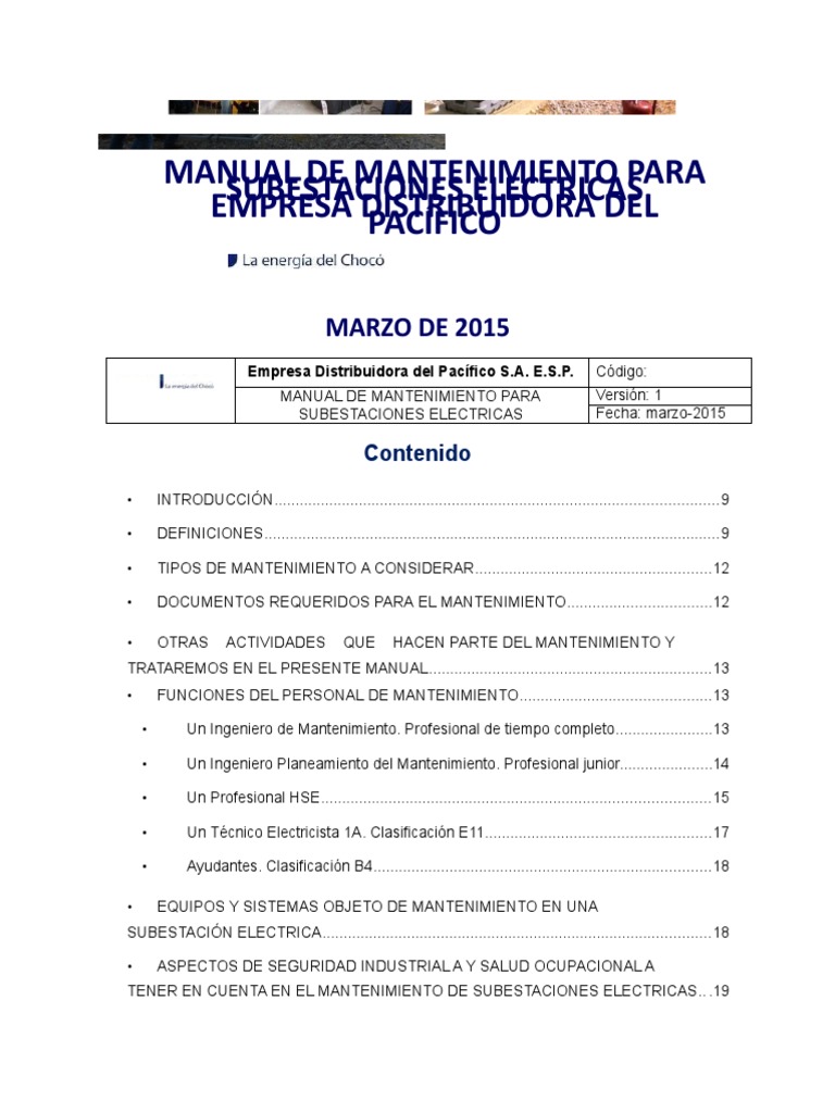manual-de-mantenimiento-para-subestaciones-electricas-empresa
