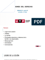 Instituciones Del Derecho Civil: Semana 08 - Sesión 02 La Familia - 2 Parte