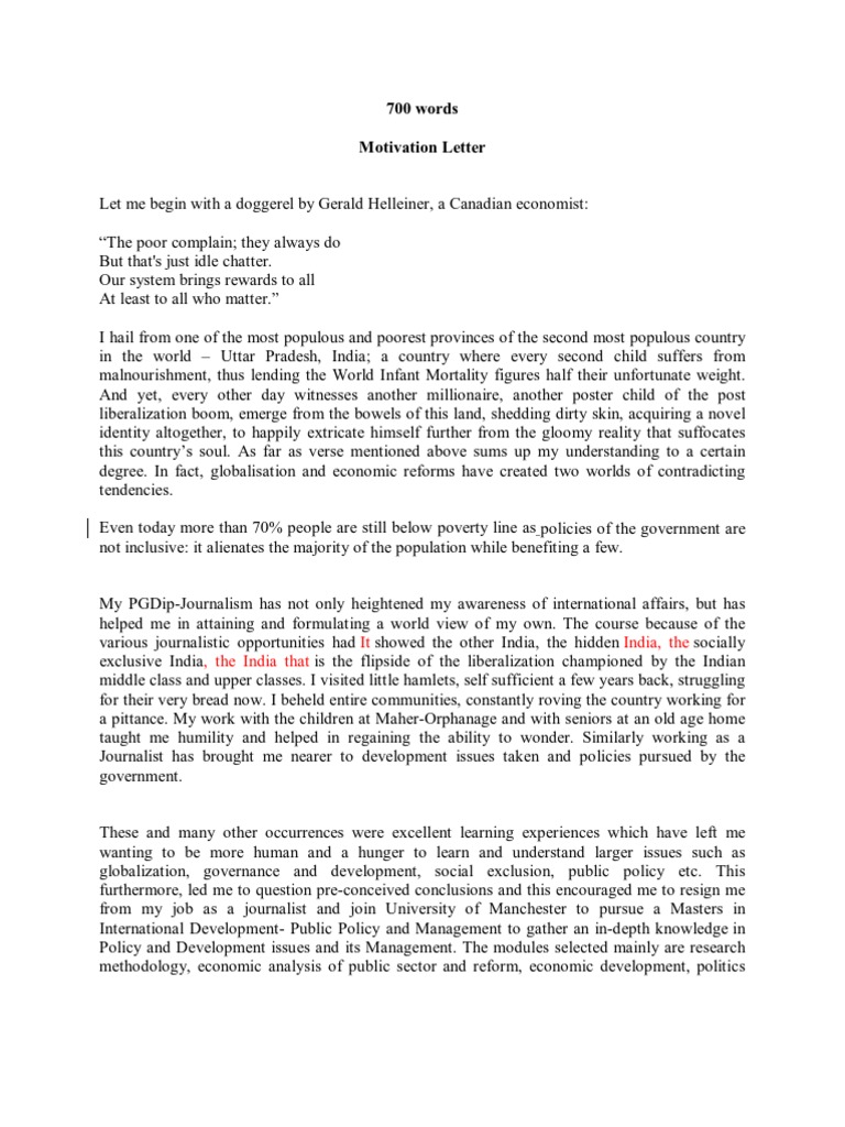 700 Words | Download Free PDF | Economic Development | Governance