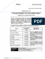Circular DP #14-21. Aumento Del Regimen Reparatorio para Ex-Presos Politicos de La Republica Argentina - Ley #26.913 y Decreto #1058-14