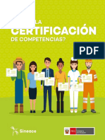 Brochure - Certificación de Competencias Sineace PDF