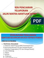 Materi Pencairan Jalin Matra RTSM