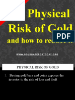 Physical Risk of Gold