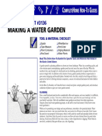 Making a Water Garden