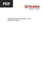 Mcafee Epolicy Orchestrator 5.10.0 Installation Guide