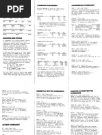 DOS Quick Reference Card