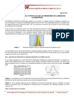 Respuesta espectral fotópica en luxómetros