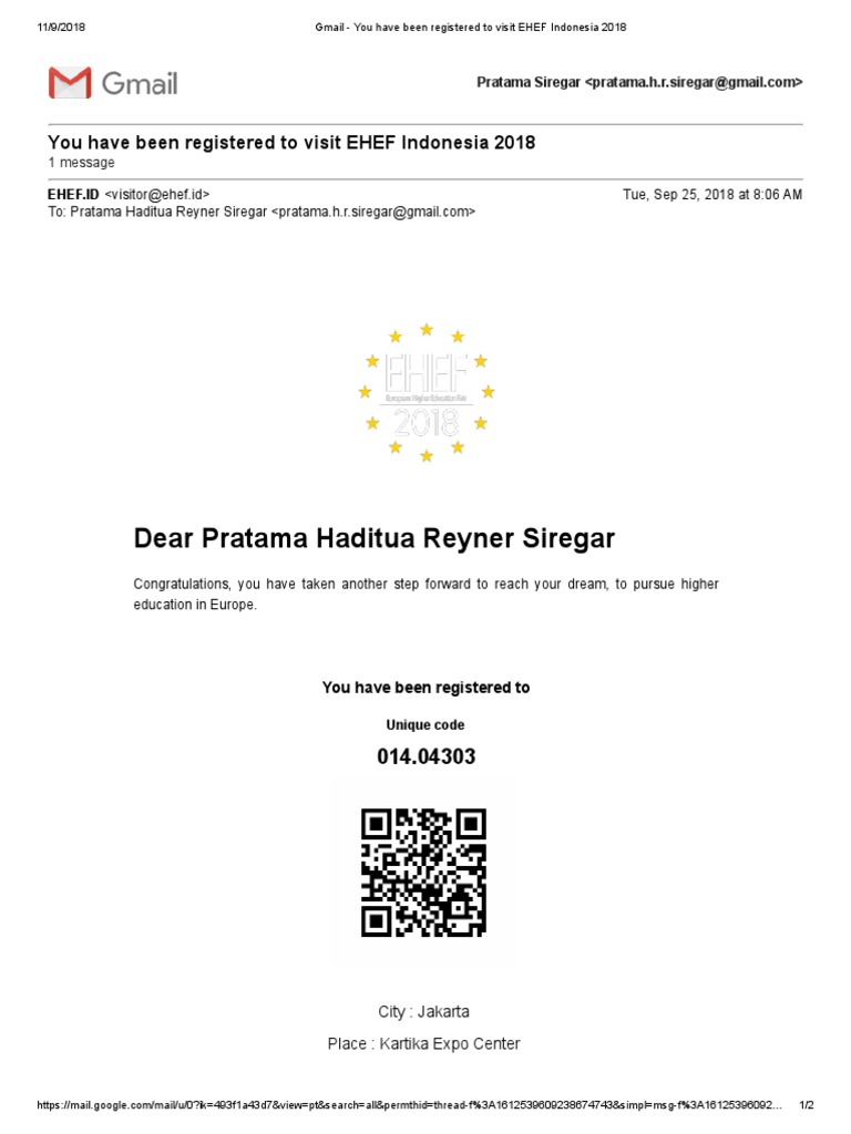 Ehef Indonesia 2018 Pdf