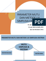 5-PARAMETER MUTU Simpisia Dan Ekstrak 2021