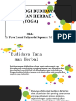 Teknologi Budidaya Tanaman Herbal