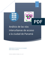 Analisi Vias interurbanas Ciudad de Panamá - PFC  -  Marc Velasco Soldevila (1)