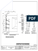 Construction Drawings: End Block Elevation