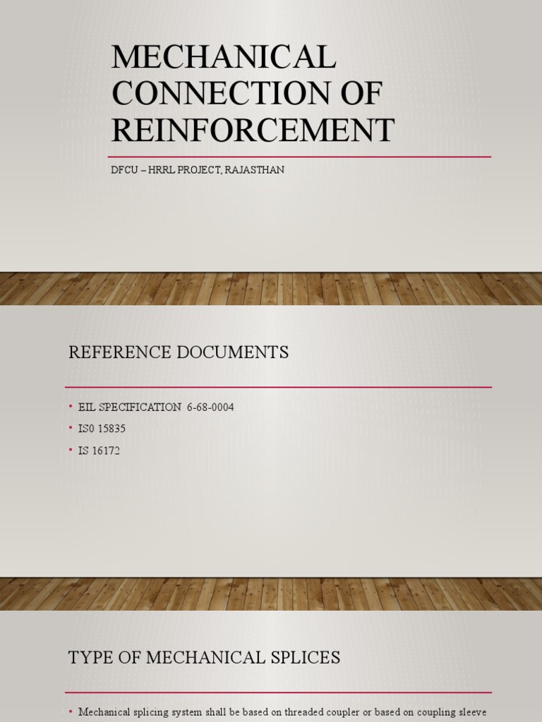 Mechanical Rebar Coupler Specifications | PDF | Strength Of Materials ...