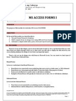 Ms Access Forms I: Pamantasan NG Cabuyao