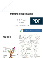 Immunité et grossesse - Cours Maïeutique P1 2011 - UE8 & UE11 de l'Université des Antilles et de la Guyane