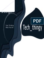 Creative Design: Tech - Thingy