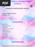 Class 12 Chemistry Project Ideas 2025-26 | PDF | Titration | Chemistry
