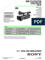 Service Manual: Digital Video Camera Recorder
