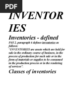 INVENTORIES