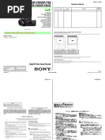 Service Manual: Digital HD Video Camera Recorder