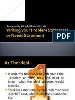 Metodologi Penelitian How To Write Problem Statement 19 Slides