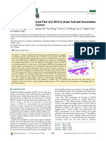 Assessing Environmental Fate of β‑HCH in Asian Soil and Association with Environmental Factors