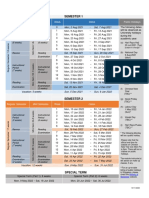 NUS Academic Calendar