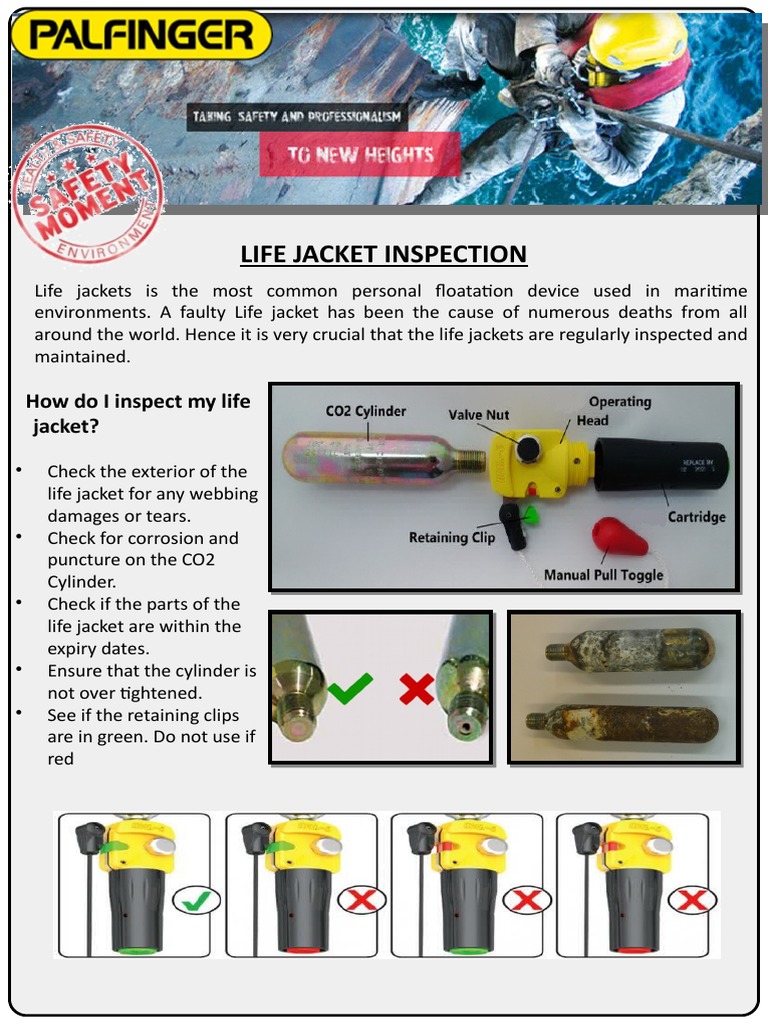 Life Jacket Inspection Guidelines | PDF