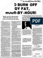 Burn Off Body Fat Hour-by-Hour Ad (1980)