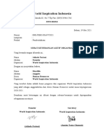 Surat Keterangan Aktif Organisasi - Mardila