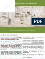 Approches de La Mondialisation Mise Au Point Et Programm