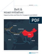 Belt and Road Initiative Opportunities and Risks For Singapore and ASEAN