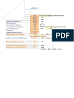 Shear Calculation Sheet: Input Parameters