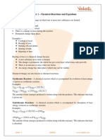 Chapter 1 - Chemical Reactions and Equations: Class - X Science