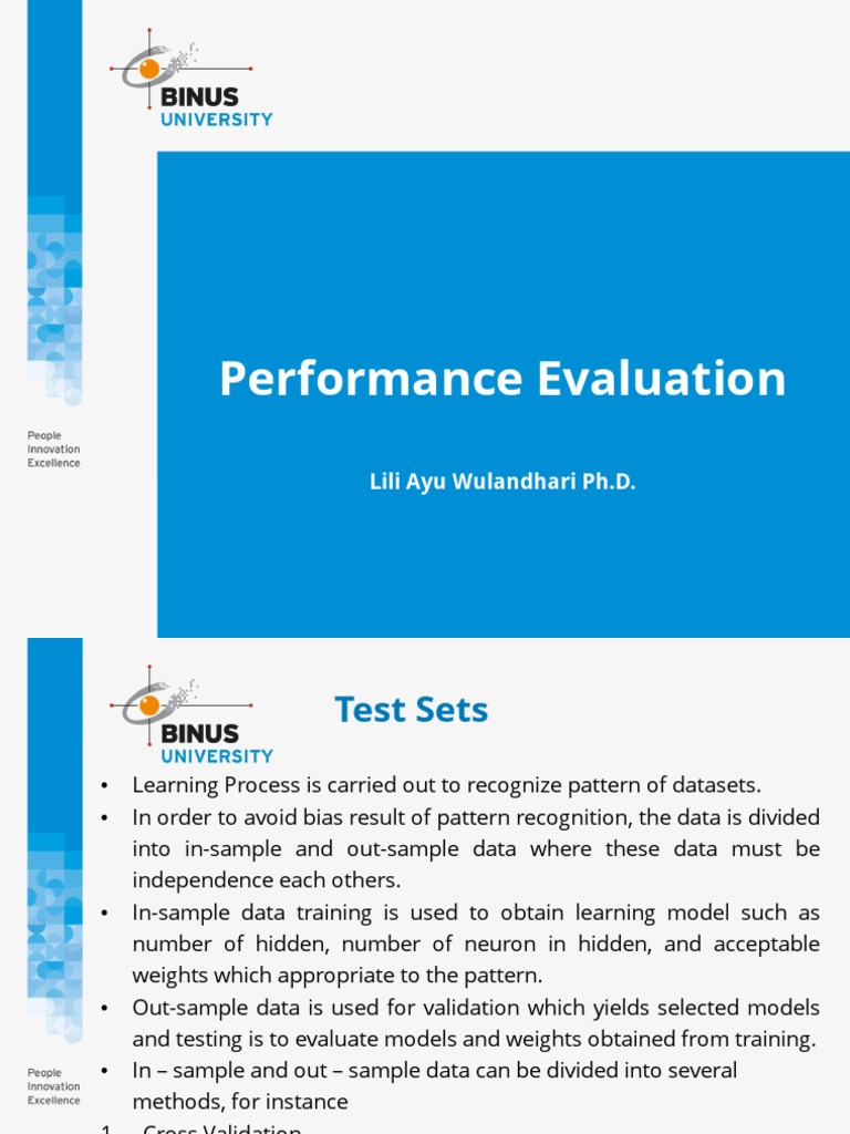Performance Evaluation in Machine Learning | PDF | Accuracy And ...