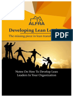 Developing Lean Leaders: The Missing Piece in Lean Transformations