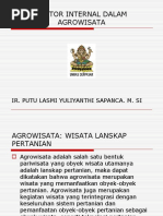 FAKTOR INTERNAL AGROWISATA