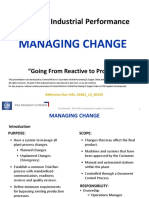 Quality & Industrial Performance: Managing Change