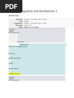 4system Integration and Architecture 1 Midterm Quiz 1