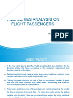 Time Series Analysis On Flight Passengers: Presented by Harsha (Reg:2019MCA16090L)