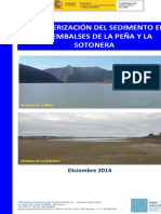 Caracterización Sedimentos Embalses La Sotonera y La Peña