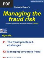 Managing The Fraud Risk: Mustapha Mugisa S