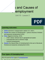 Unit 10 - Lesson 2 - Types and Causes of Unemployment 1