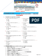 Tarea Analogías