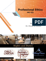 Professional Ethics: Dr. Ehsan Ul Hassan