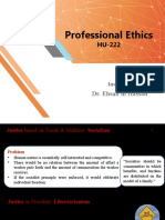 Professional Ethics: Dr. Ehsan Ul Hassan