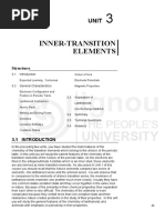 Inner-Transition Elements: Structure