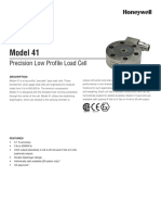 Honeywell T&M Model 41 Precision Load Cell Product Sheet 008609 3 en