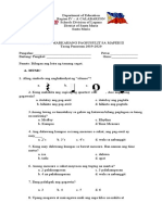 Grade 2 1st Periodical Test in MAPEH